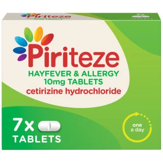 B&M Piriteze Allergy Tablets 7pk 1 B&M Piriteze Allergy Tablets 7pk