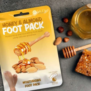 Skin Techniques Honey & Almond Foot Pack 2 Skin Techniques Honey & Almond Foot Pack - Image 2