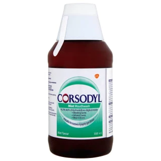 Corsodyl Mouthwash 300ml - Mint 1 Corsodyl Mouthwash 300ml - Mint