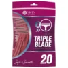 Skin Techniques Ladies Triple Blade Disposable Razors 20pk