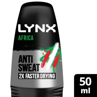 Lynx Africa Anti-Sweat Roll On 50ml 2 Lynx Africa Anti-Sweat Roll On 50ml - Image 2