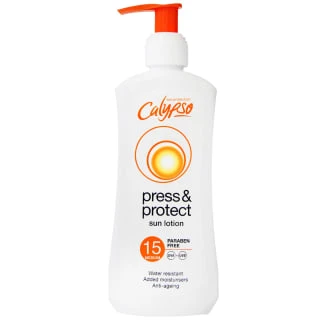 Calypso Press & Protect Sun Lotion Spf 15 200ml 1 Calypso Press & Protect Sun Lotion Spf 15 200ml