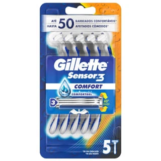 Gillette® Gillette Sensor 3 Comfort Razors 5pk 1 Gillette® Gillette Sensor 3 Comfort Razors 5pk