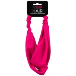 Style Studio Jersey Twist Headband - Pink