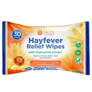 Skin Techniques Hayfever Relief Wipes 1 Skin Techniques Hayfever Relief Wipes