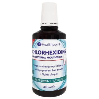 B&M Healthpoint Chlorhexidine Mouthwash 400ml 1 B&M Healthpoint Chlorhexidine Mouthwash 400ml