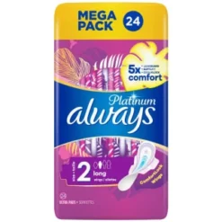 Always® Platinum Always Ultra Long Pads 24pk