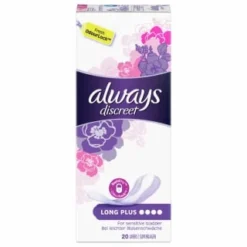 Always® Always Discreet Liners 20pk - Long Plus