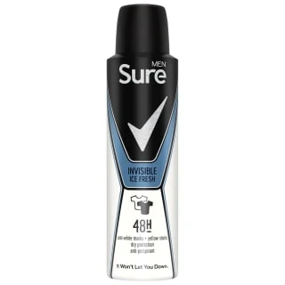 Sure Men 48H Anti-Perspirant 150ml - Invisible Ice Fresh 1 Sure Men 48H Anti-Perspirant 150ml - Invisible Ice Fresh