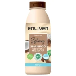 Enliven Softening Shampoo 350ml - Coconut & Macademia