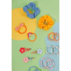 Ella Style Clips, Scrunchies & Elastics Set 6pk -Exquisite Care Store 385597 ella style hair accessories