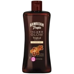 B&M Hawaiian Tropic Island Glow Tanning Oil Spf 0 200ml