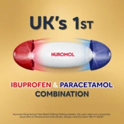 Nuromol Dual Action Pain Relief 200mg/500mg Tablets 6pk 9 Nuromol Dual Action Pain Relief 200mg/500mg Tablets 6pk -Exquisite Care Store 388294 nuromol ibuprofen and paracetamol 6s 2