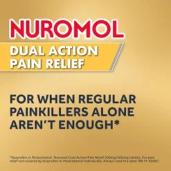 Nuromol Dual Action Pain Relief 200mg/500mg Tablets 6pk 12 Nuromol Dual Action Pain Relief 200mg/500mg Tablets 6pk -Exquisite Care Store 388294 nuromol ibuprofen and paracetamol 6s