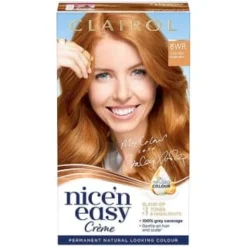 Clairol Nice'n Easy Creme Permanent Hair Dye - 8WR Golden Auburn