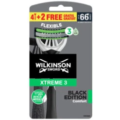 B&M Wilkinson Sword Xtreme 3 Black Edition 4pk