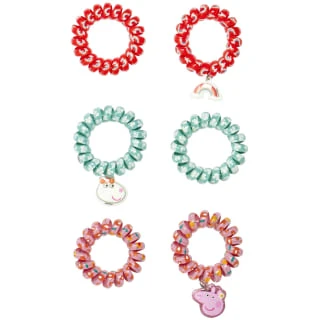 Peppa Pig Charm Spirals 6pk 2 Peppa Pig Charm Spirals 6pk - Image 2